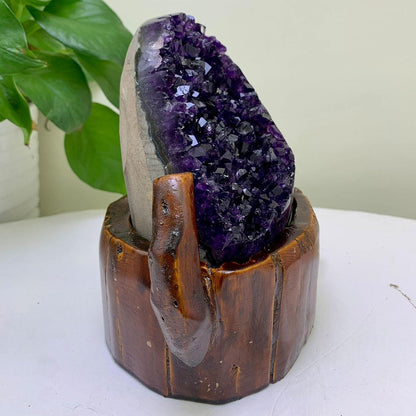 Natürlicher Amethyst-Cluster 3,75 Pfund für Hexerei