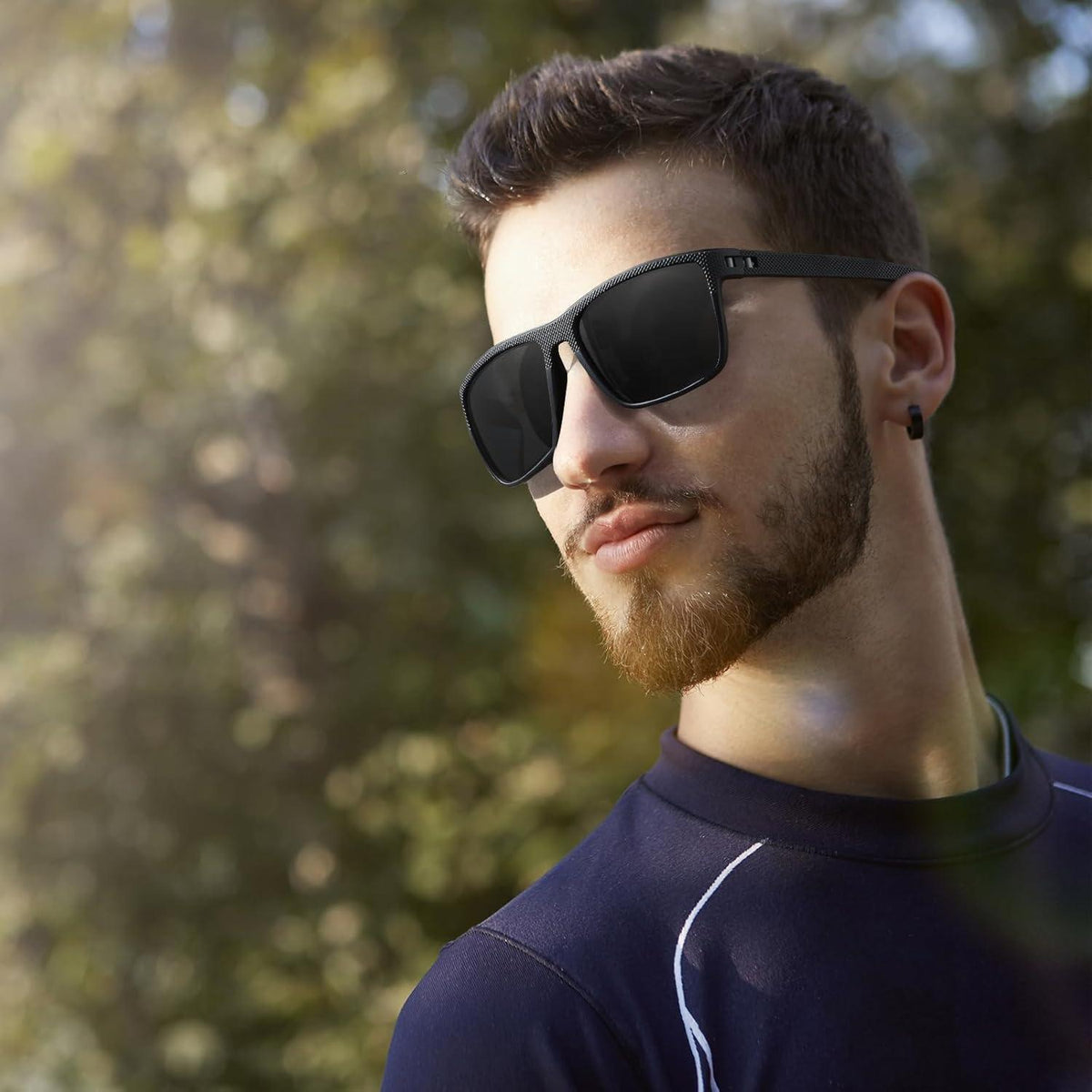 Polarisierte Sonnenbrille Herren Damen UV400 Retro Vintage Outdoor