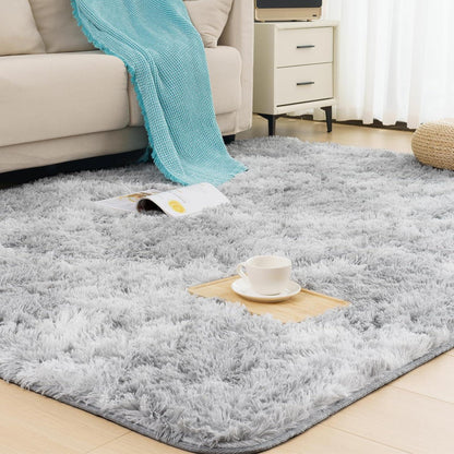Hochflor Flauschiger Teppich für Wohnzimmer Schlafzimmer 200x290