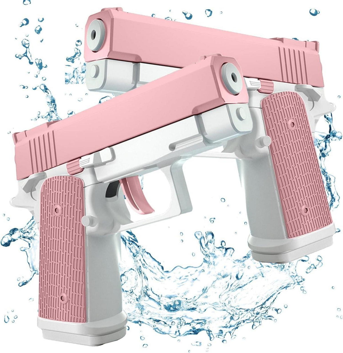 2er Set Mini Wasserpistolen für Kinder, Spritzpistolen Kunststoff