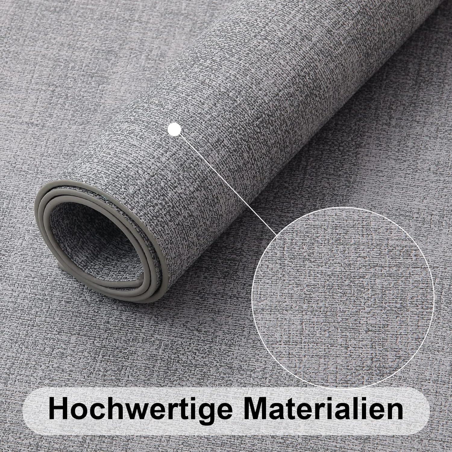 Homaxy Tischsets abwaschbar 6er Set Platzset Leder rutschfest