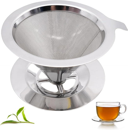 Edelstahl Kaffeefilter pour over Papierlos & nachhaltig