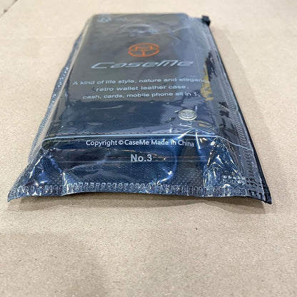 Samsung A51 Handyhülle Schwarz Leder Klappbar RFID Wallet