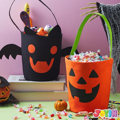 Halloween Süßigkeiten Eimer Set Filz wiederverwendbar Party Kinder