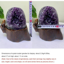 Natürlicher Amethyst Kristallclusterstein aus Uruguay 4,85
