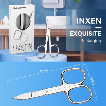 Professionelle Nagelschere Hautschere Edelstahl mit breiter gebogener