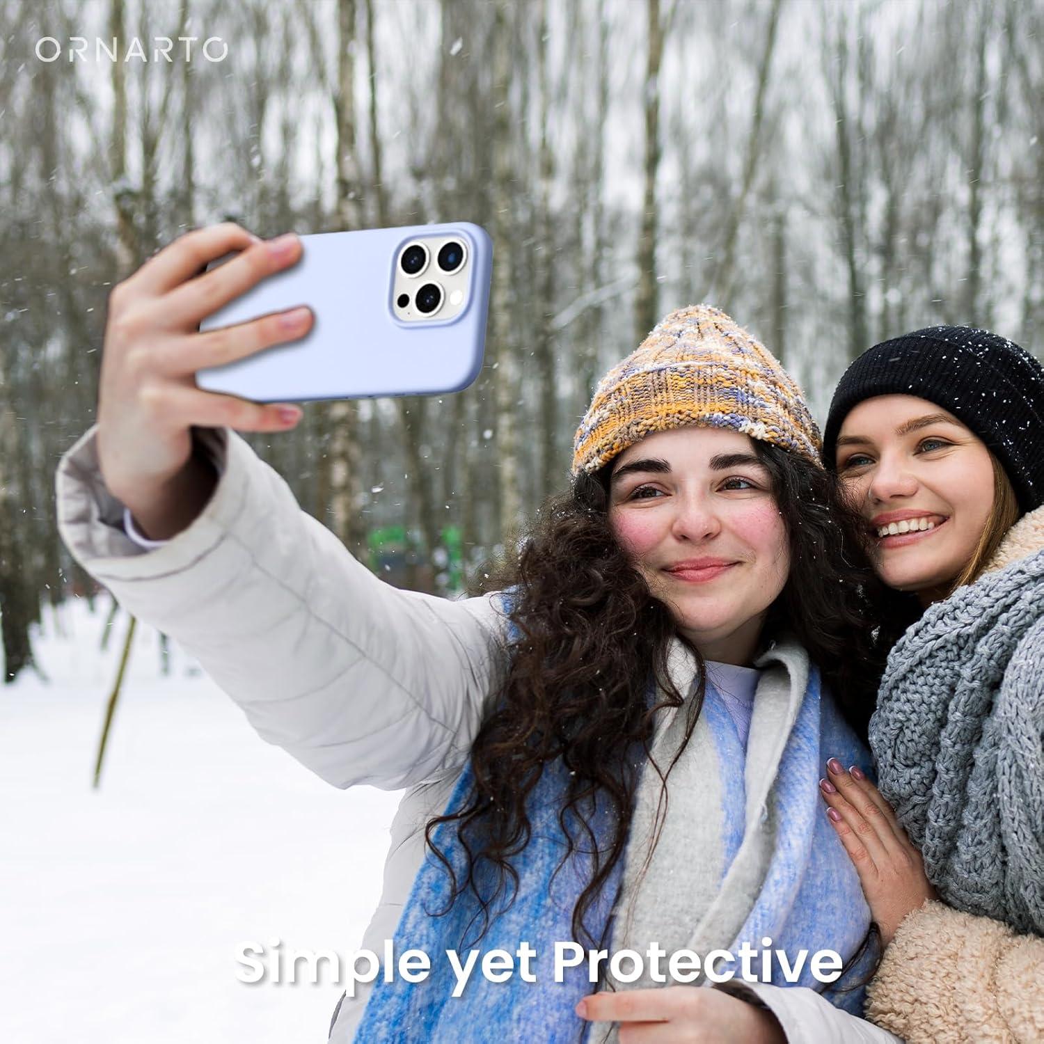 Hülle für iPhone 15 Pro Max Silikon 6,7 Zoll Baby Blau 2023