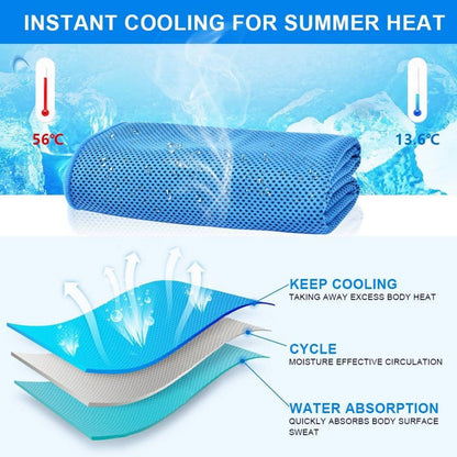 Kühlendes Mikrofaser-Handtuch Set Cooling Towel Eishandtuch Fitness