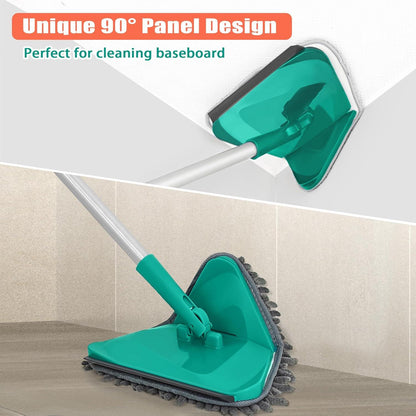 JEHONN Bodenwischer Wischmopp 200CM 3-In-1 mit 6 Ersatz Pads für Decke Fenster Boden