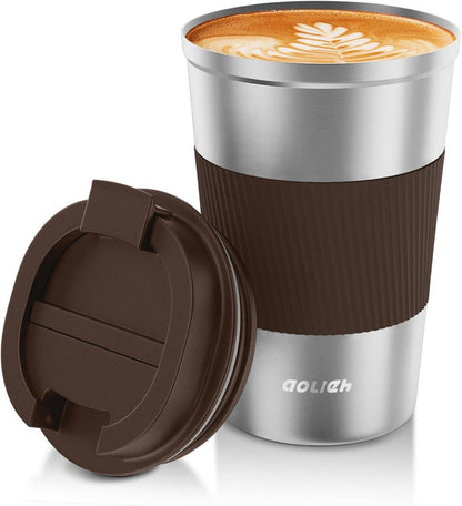 Thermobecher Kaffeebecher Auslaufsicherer Deckel Isolierbecher