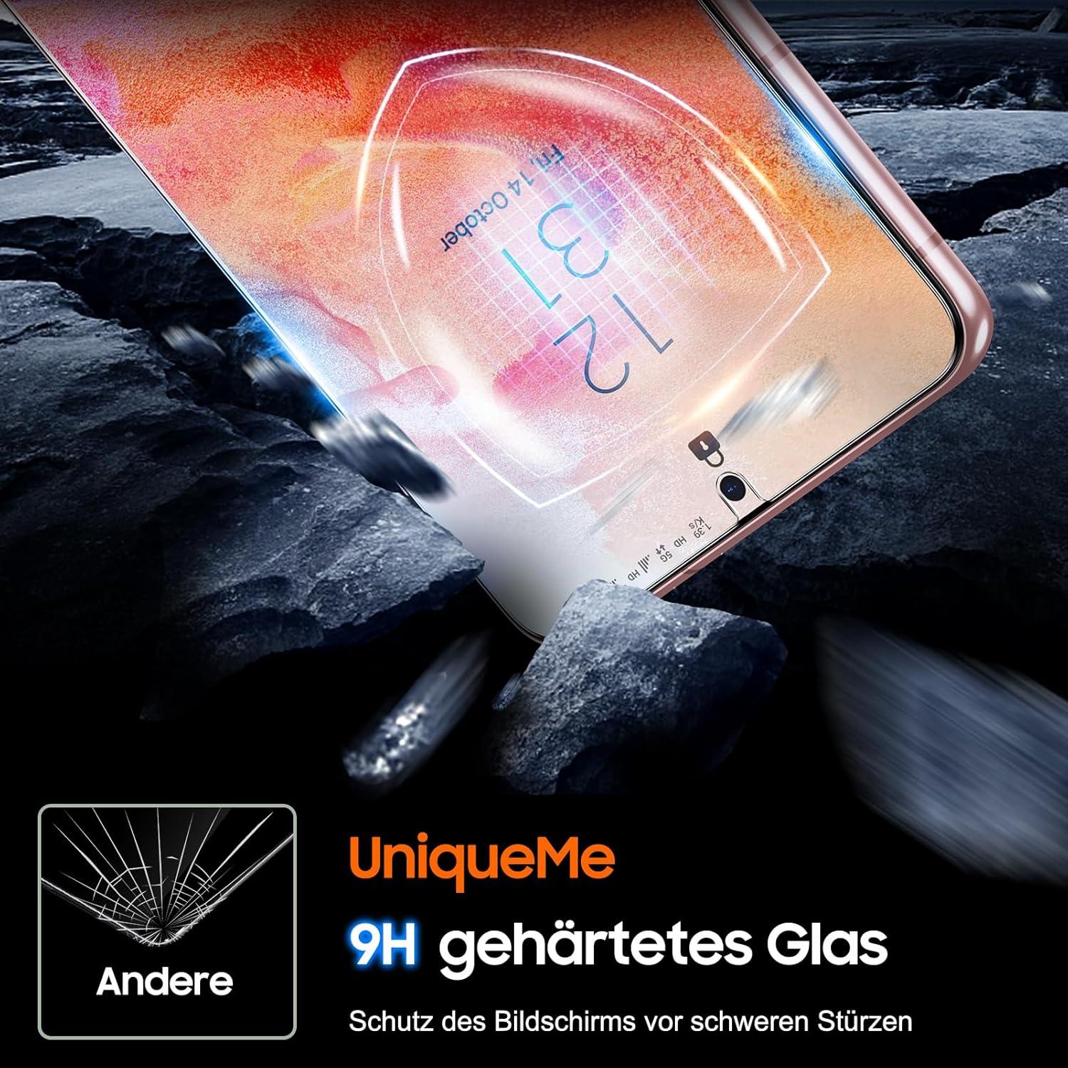 Schutzfolie Samsung Galaxy S21 5G Panzer Schutz Glas 3er Pack