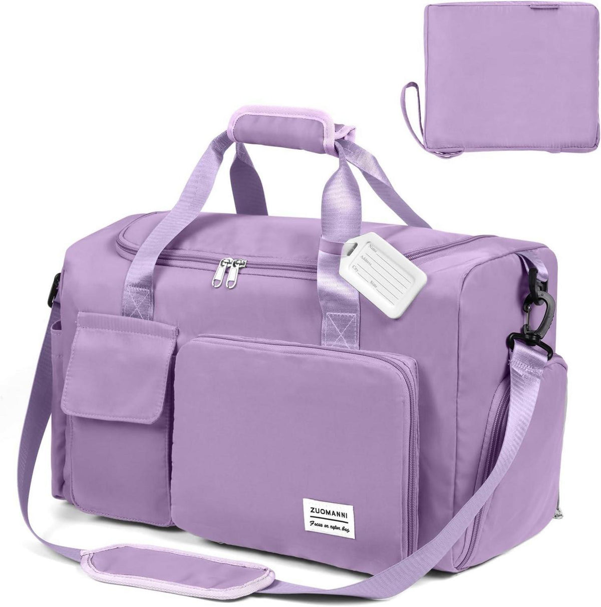 Faltbare Reisetasche 36L Weekender Gepäcktasche Wasserdicht