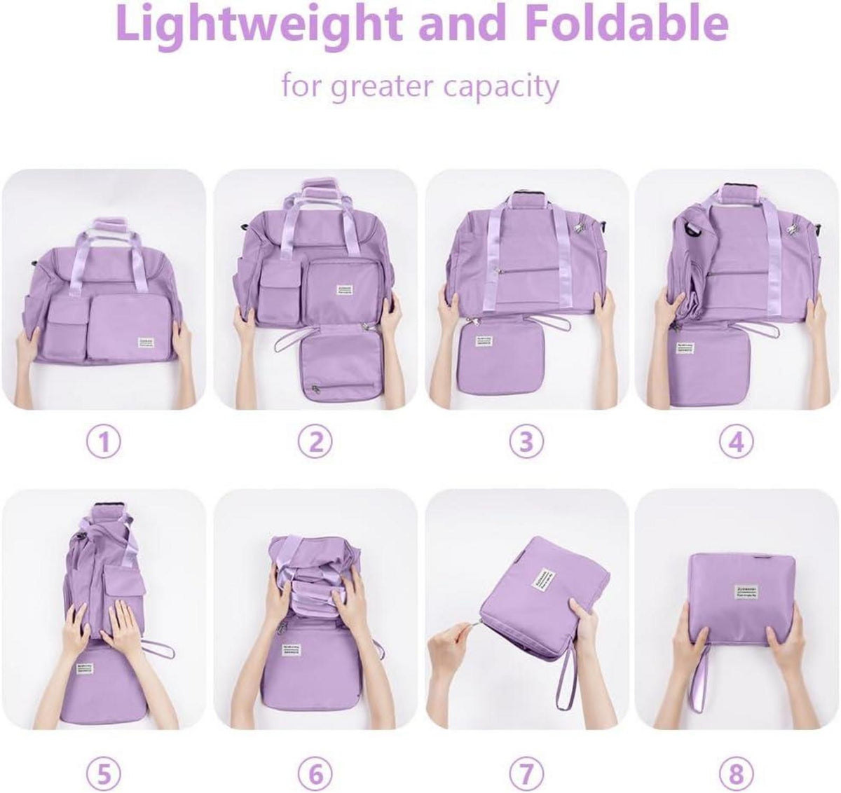 Flintronic 36L Faltbare Reisetasche Wasserdicht für Herren Damen