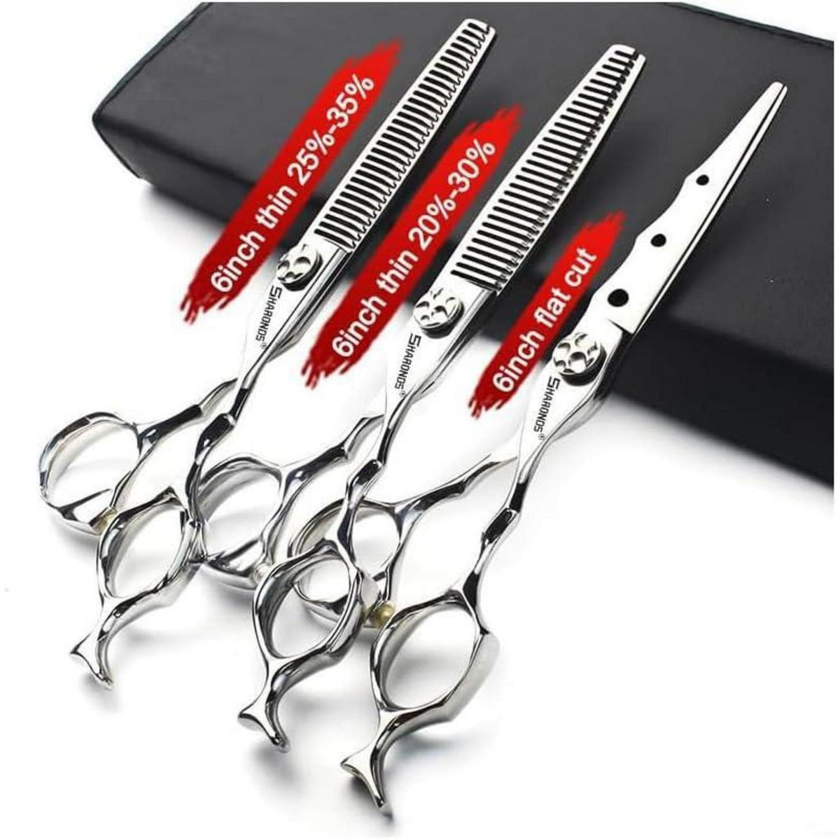 Professionelle Friseurschere 6 Zoll Edelstahl Set