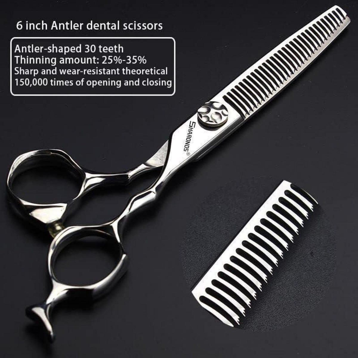 Professionelle Friseurschere 6 Zoll Edelstahl Set