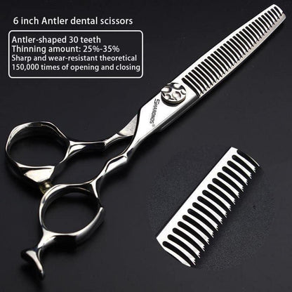 Professionelle Friseurschere 6 Zoll Edelstahl Set