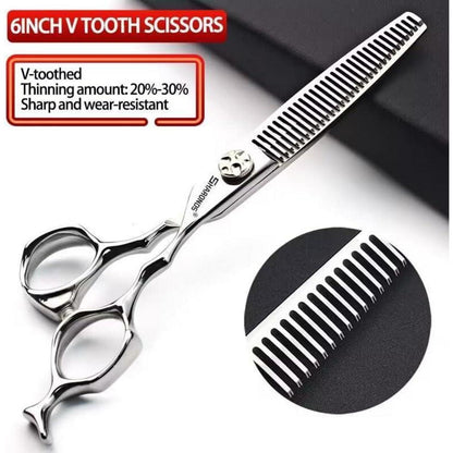 Professionelle Friseurschere 6 Zoll Edelstahl Set