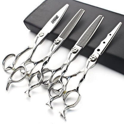 Professionelle Friseurschere 6 Zoll 440C Edelstahl Set