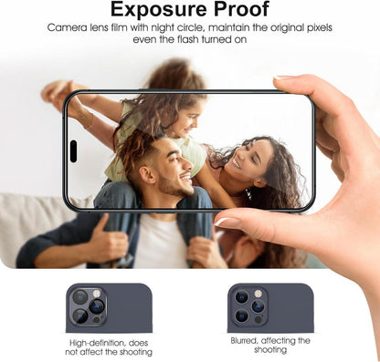 SPARIN iPhone 15 Pro Max Panzer Schutz Glas, 9H Härte, HD Displayschutz
