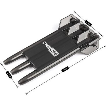 CyeeLife Profi Dartpfeile Set 18g Kunststoffspitze 3 Stück