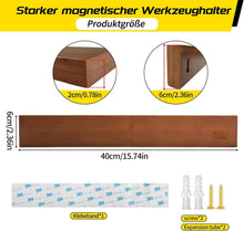 Magnetleiste aus Bambus 40CM, Selbstklebend, Küche