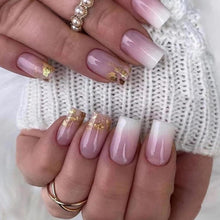 Acryl Falsche Nägel Set Press on Nails mit Nagelkleber