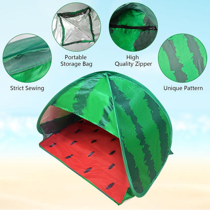 Hundestrandzelt Sonnenschutz Wassermelone Pop-up Strandzelt