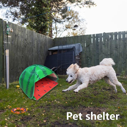 Hundestrandzelt Sonnenschutz Wassermelone Pop-up Mini Strandzelt