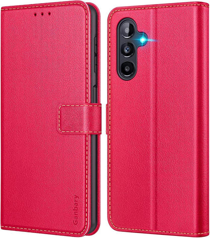 Handyhülle Samsung Galaxy A04s A13 5G Leder Rot