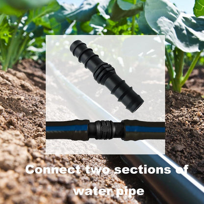 Schlauch Verbinder Kupplung 1/2 Zoll für 16mm Bewässerungssystem Tropfschlauch Zubehör 14 Stück