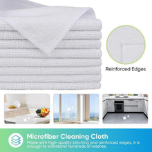 24 Microfasertücher Weiß – Reinigungslappen für Küche & Haushalt