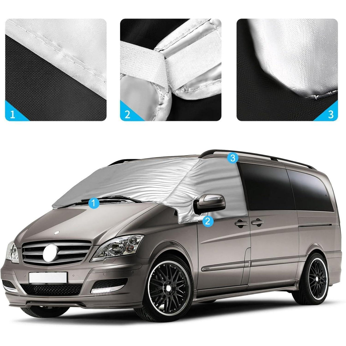 Thermo Frontscheibenabdeckung Mercedes Viano/Vito W639 2003-2014
