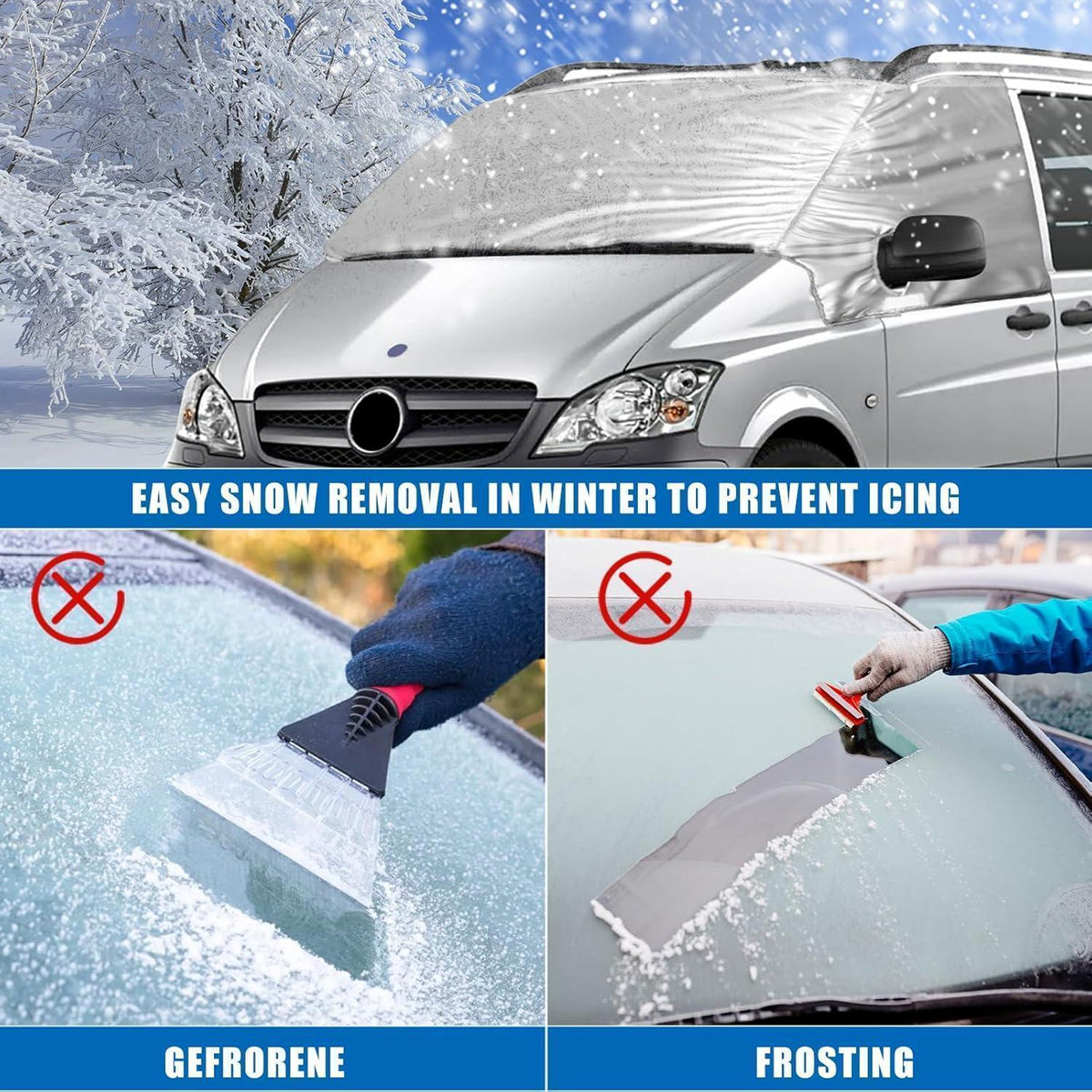 Thermo Frontscheibenabdeckung Mercedes Viano/Vito W639 2003-2014