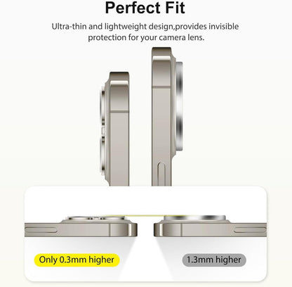 3er Pack Kameraschutz für iPhone 15 pro/max Kamera HD Klar 9H Härte