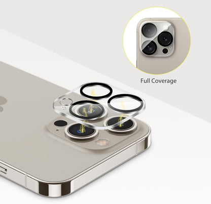 SPARIN 3 Stück Kameraschutz für iPhone 15 Pro/Pro max, 9H Härte Anti-Kratzer Glas