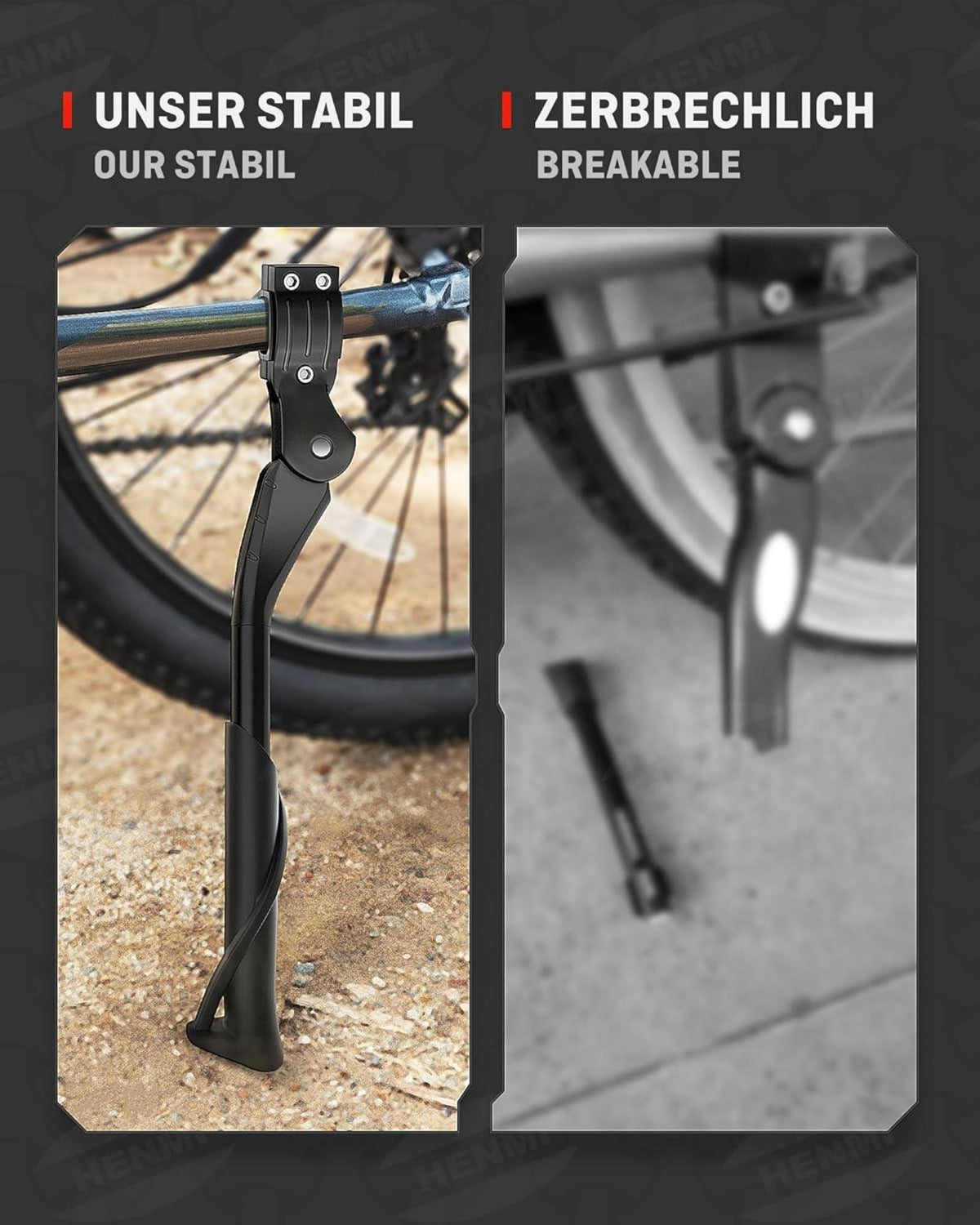 Fahrradständer 24-29 Zoll Höhenverstellbar rutschfest stabil