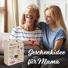 Personalisierter Kerzenhalter Herzform Geschenk Mama