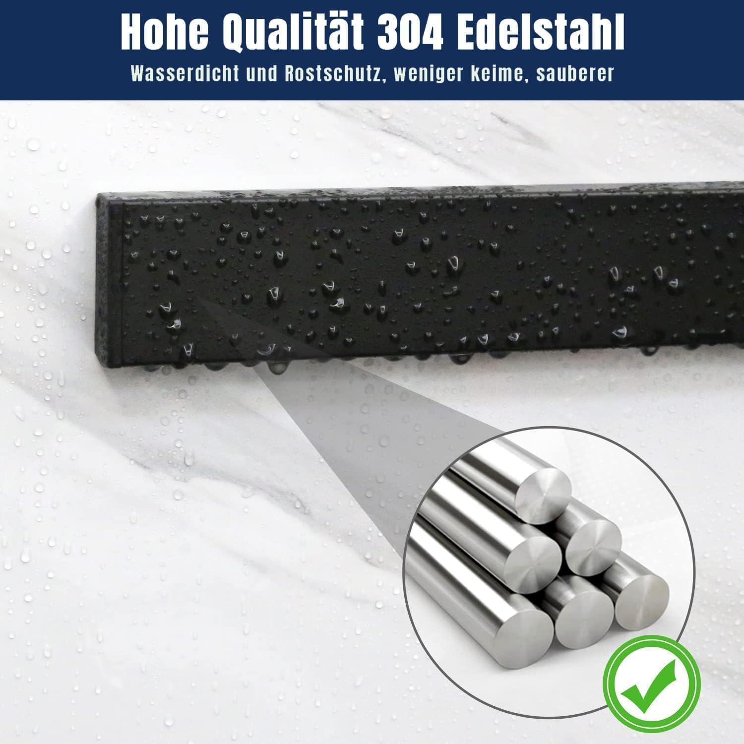 Magnetleiste Messer 59 cm, ohne Bohren, leistungsstark, inkl. Klebeband