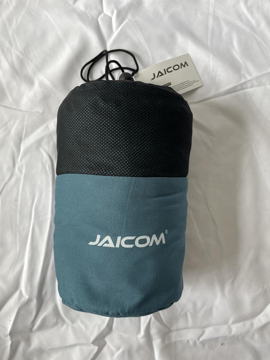 JAICOM Hüttenschlafsack Ultraleicht Reiseschlafsack Mikrofaser Blau