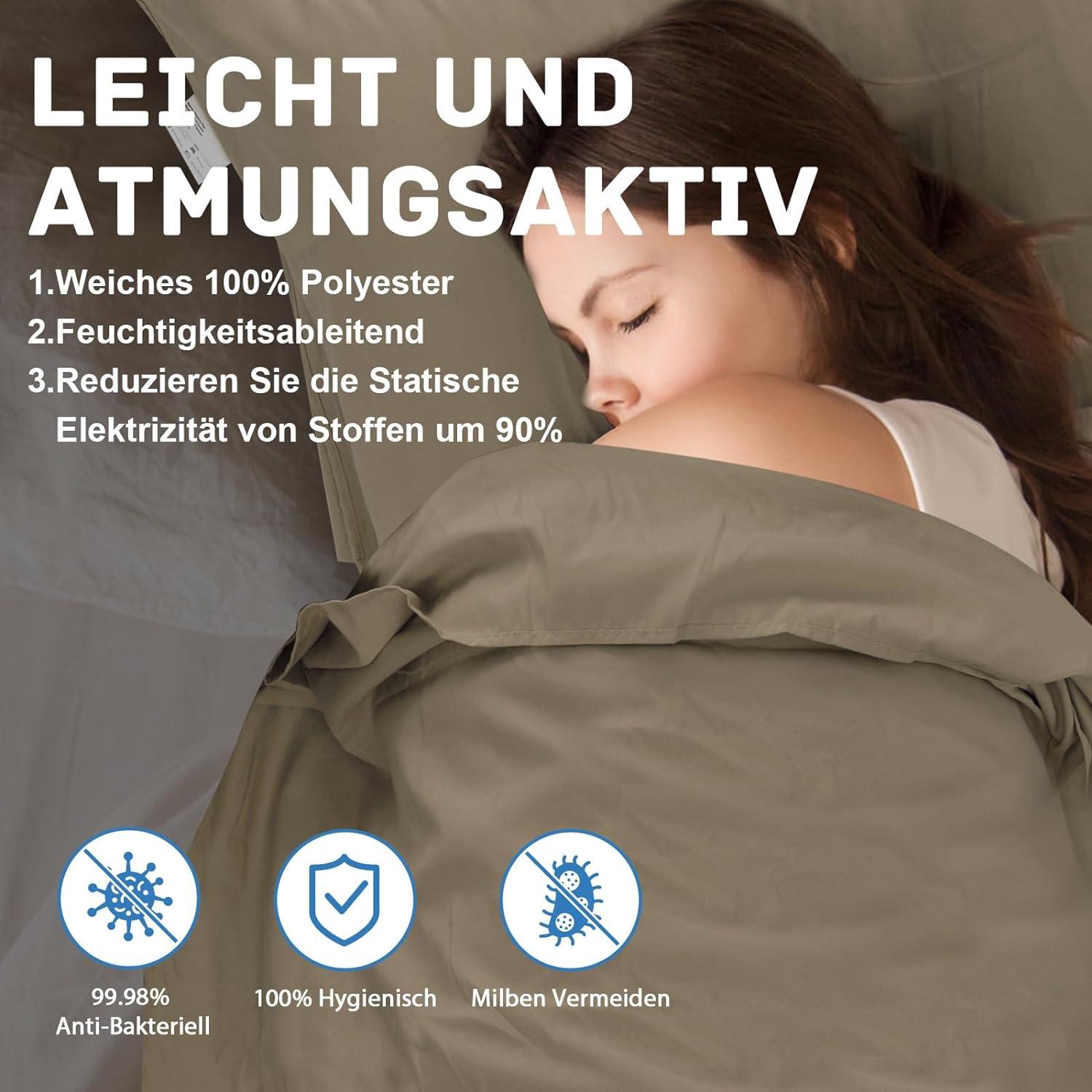 Ultraleichter Seideschlafsack - Ideal für Rucksackreise