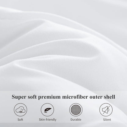 Bettdecke 240x260 Ganzjahresdecke Steppdecke 300GSM 260x240 Warm trocknergeeignet