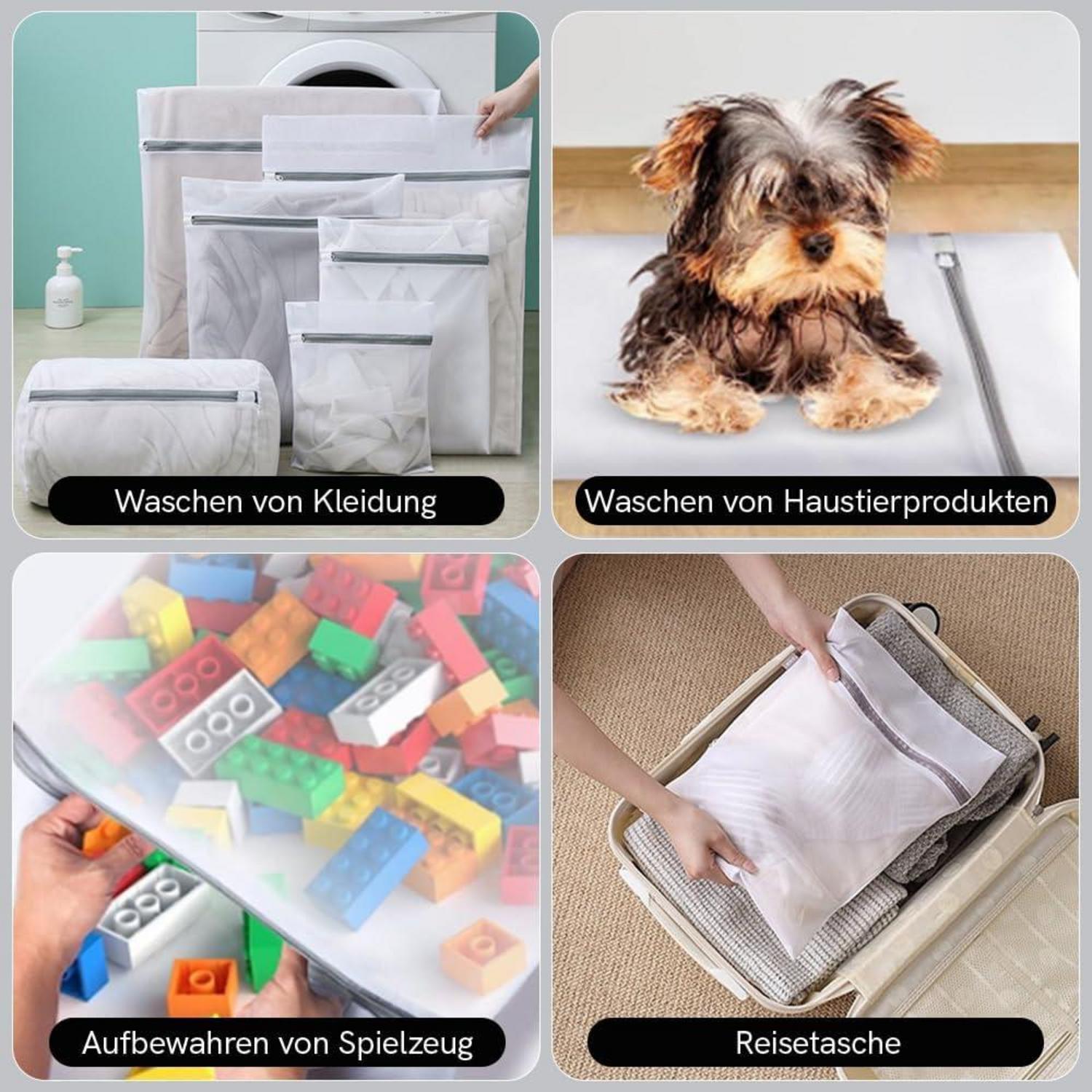 9er-Set Wäschesäcke für Waschmaschine, BH-Wäschebeutel, schützt