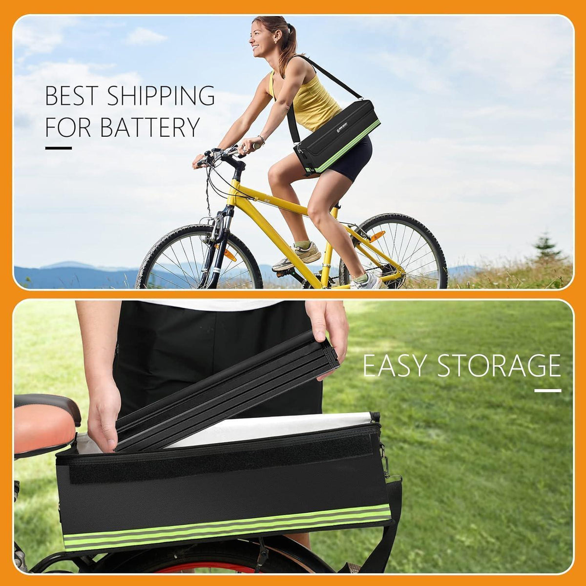 Feuerfeste Ebike Akku Tasche Wasserdicht & Explosionssicher (43cm)