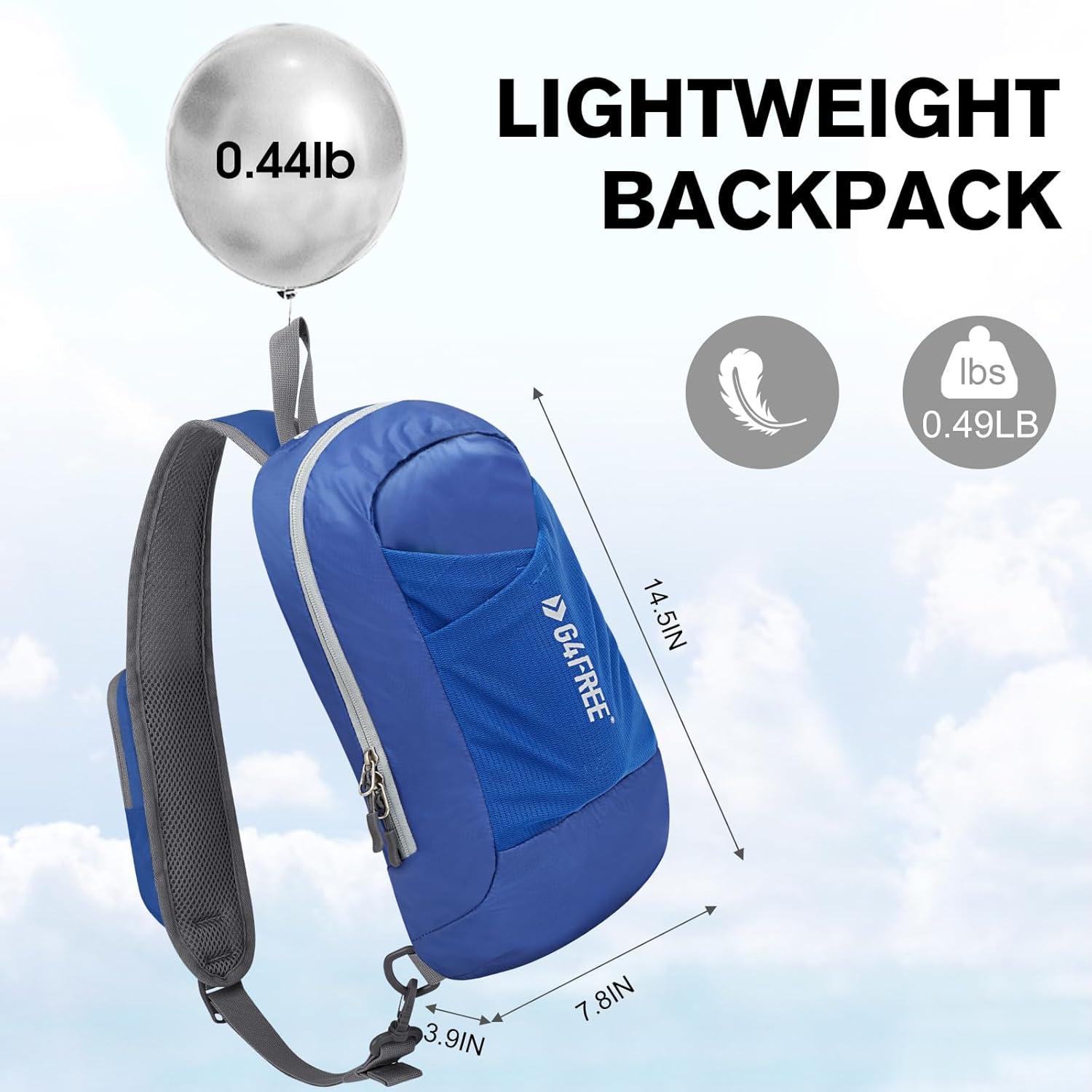 G4Free RFID-Blockierende Schultertasche Blau Crossbody Brusttasche