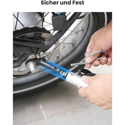 Fahrradanhänger Kupplung Adapter mit Sicherungsstift Schwarz