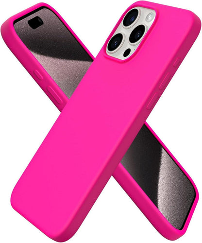 iPhone 15 Pro Max Hülle Silikon 6,7 Zoll flüssig Kratzfeste