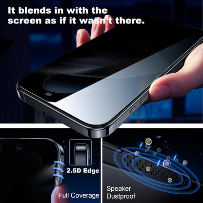 Sichtschutz Schutzfolie iPhone 15 Pro Max 6.7 Zoll Panzerfolie HD-Klar