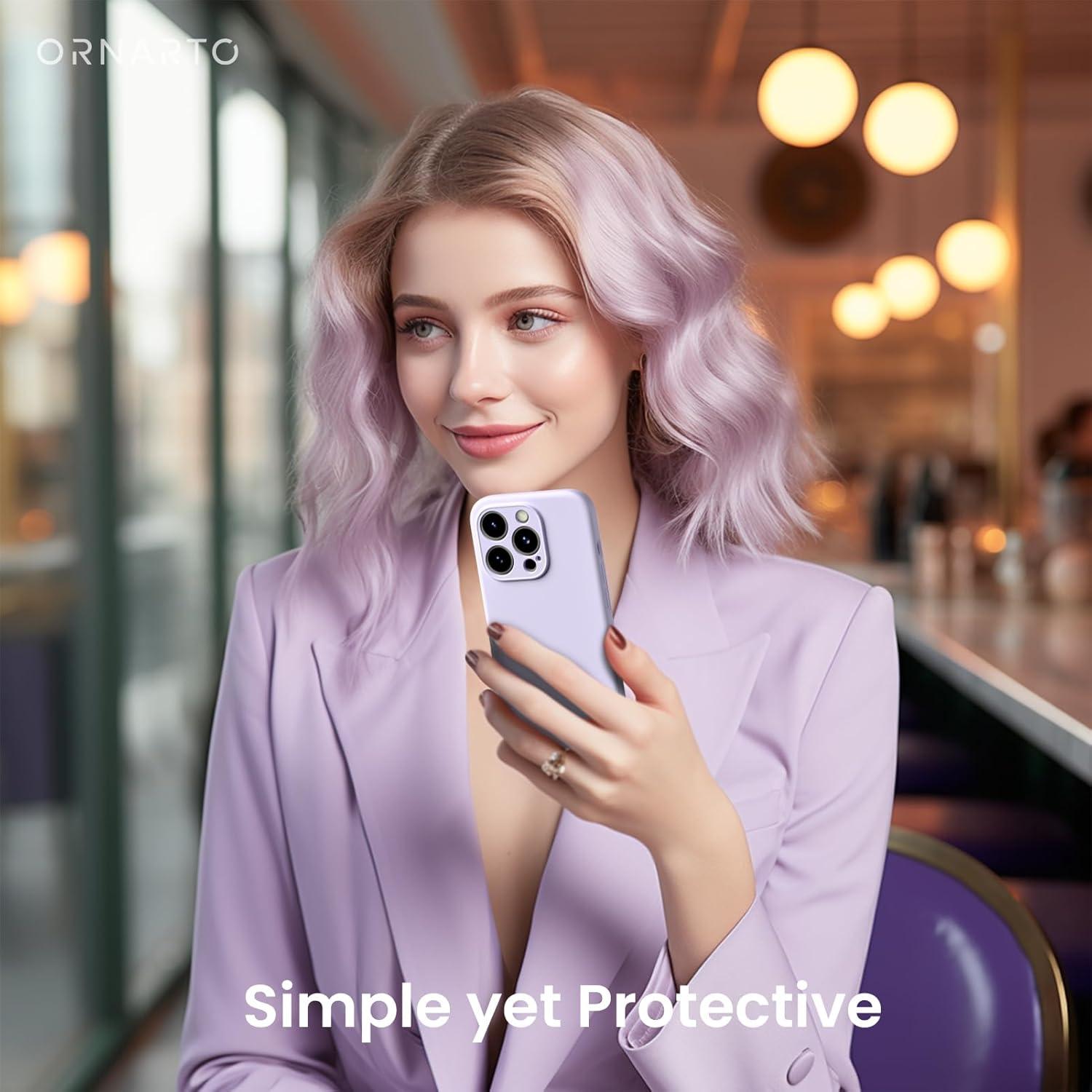 Hülle für iPhone 15 Pro Max | Silikon Kamera Schutz 6.7 Zoll + 2
