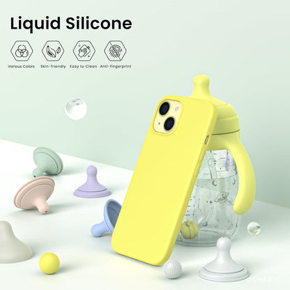 iPhone 15 Hülle Silikon Ultra dünn flüssiges Silikon stxy-cr09