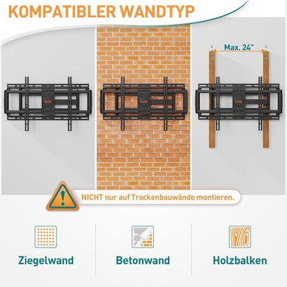 TV Wandhalterung schwenkbar neigbar für 26-50 Zoll Fernseher